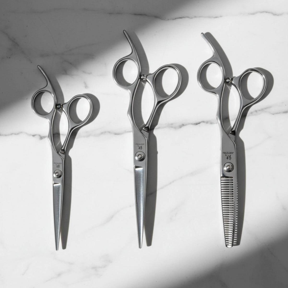 Juntetsu VG10 Offset Master Scissor Set (SKU: JUN-OFF-M-4545)