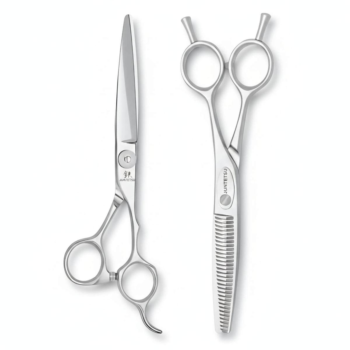 Juntetsu Cobalt Vertex Hairdressing Scissor Set (SKU: JUN-YKC-S55F)