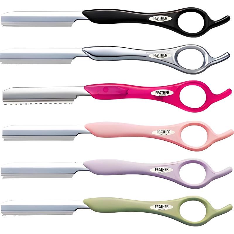 Feather styling razor