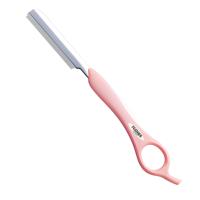 Feather Styling Razor Standard Handle Type in Pastel Pink - Styling Razor For Hair Stylists