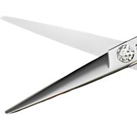 Juntetsu Crystal Elite Offset Hair Scissors (SKU: JUN-CRE-C50OS JUN-CRE-S50)
