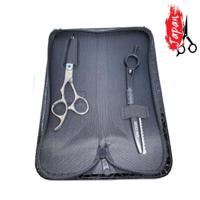 Single-scissor case with accessory space