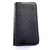 Black checkered four-sleeve scissor pouch