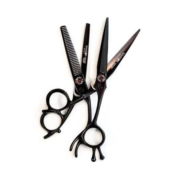 Kamisori Black Diamond III Hairdressing Scissor Set