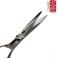 Kasho Green Semi-Offset Hair Cutting Scissors (SKU: SCKGR50OS)