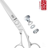 Kasho Silver Straight Hair Cutting Scissors (SKU: SCKSI55S)