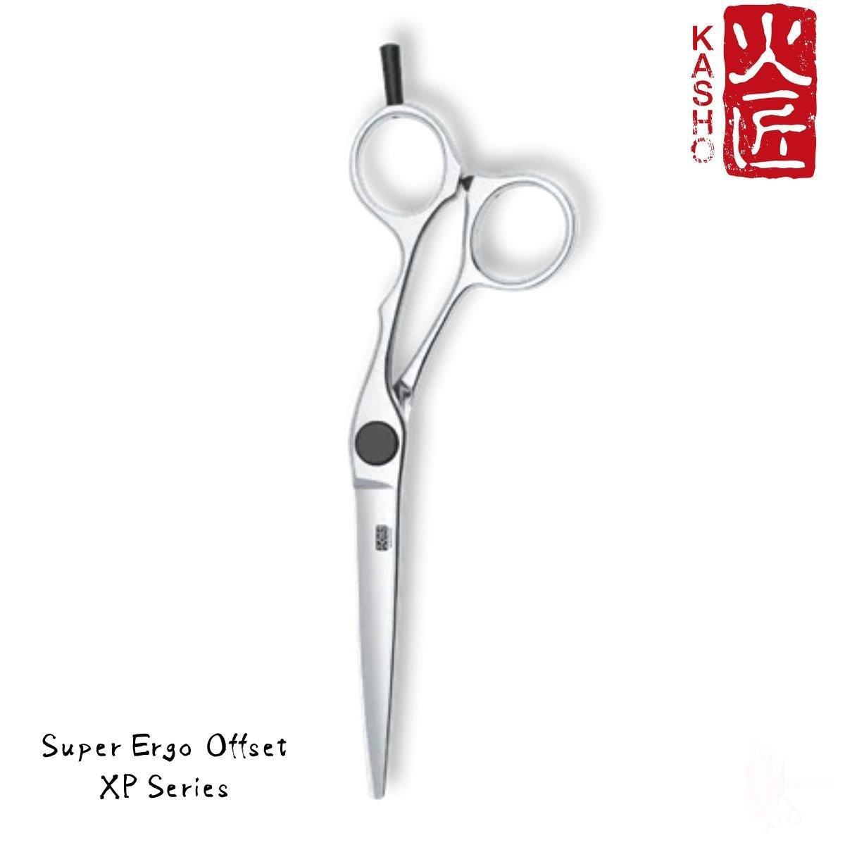 Kasho XP Super Ergo Offset Hair Cutting Scissors in 6.0" Inch Super Ergo Offset - Hair Cutting Scissors For Hair Stylists (SKU: SCKXP55OS)