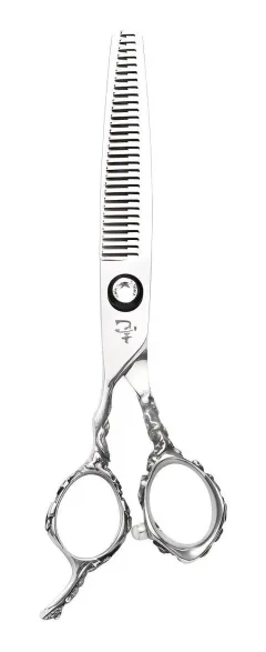 Catalogue photo of the Ichiro Rose Lefty thinning scissor