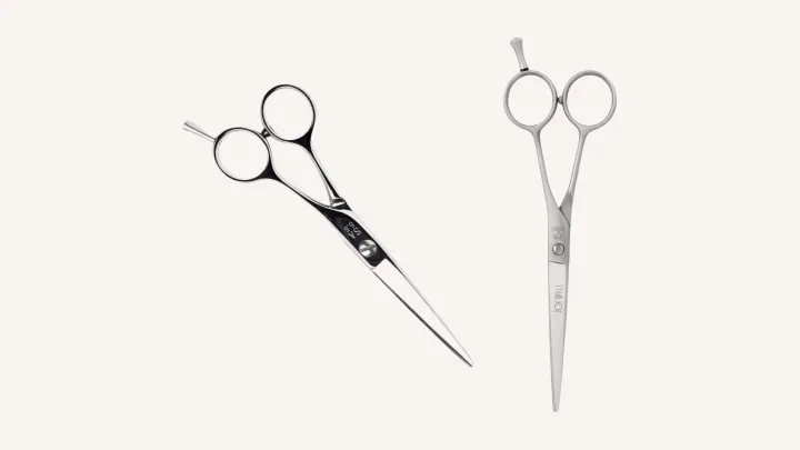 Two cutting scissors side by side: Yasaka SA Classic and Joewell Classic PRO.