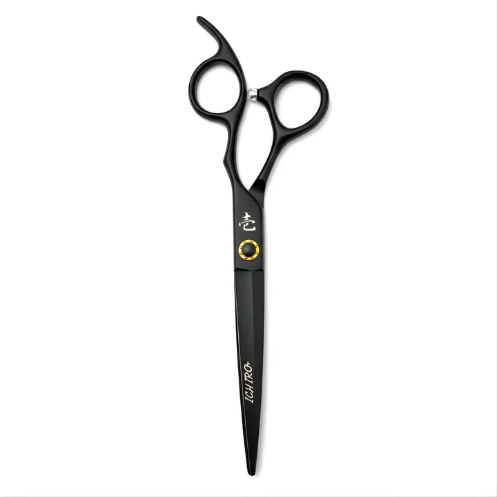 Catalogue photo of the Ichiro Matte Black cutting scissors