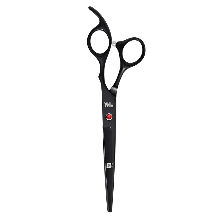 Mina Dark Gem matte black cutting scissor, catalogue photo