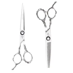 Catalogue photo of the Ichiro Rose Lefty Hairdressing Scissor Set